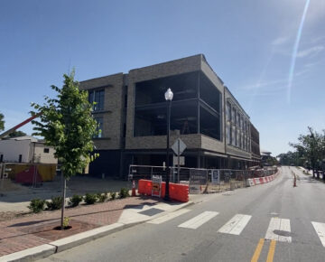 Panoramic view of Downtown Cary's evolving skyline, embodying its vibrant growth and promise.